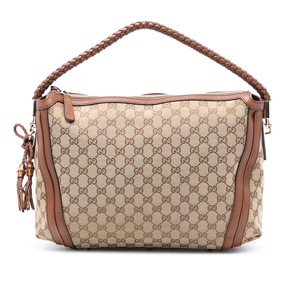 Pre-Loved Gucci Medium GG Canvas Bella Shoulder Bag